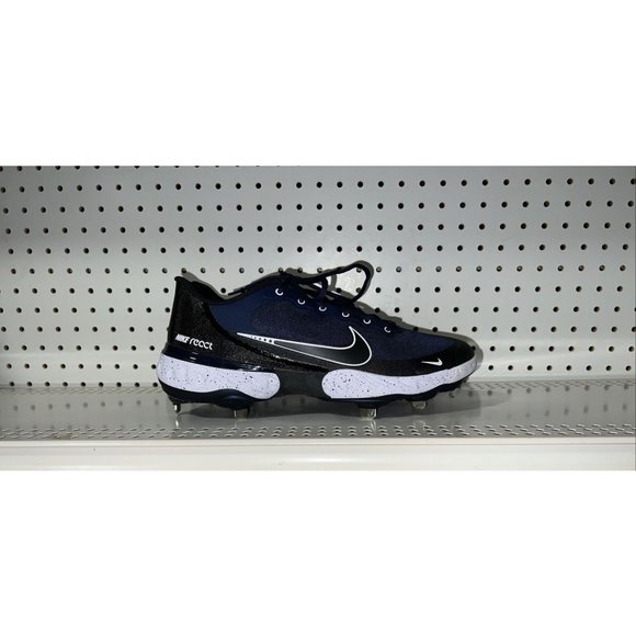 Nike Other - Nike Alpha Huarache Elite 3 Low Mens Metal Baseball Cleats Size 7 Blue Black